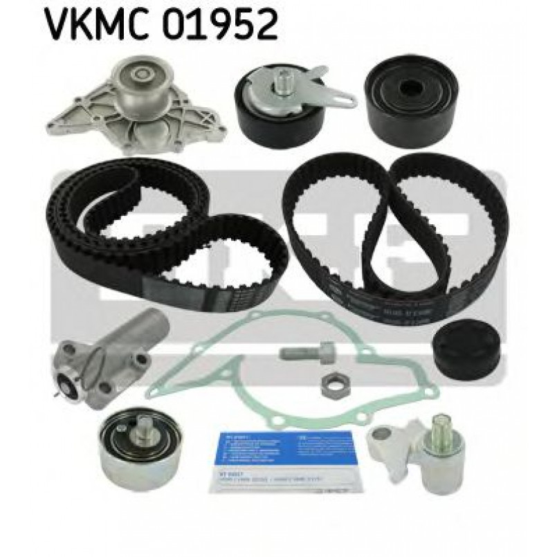 VKMC 01952 SKF Комплект ГРМ (ремінь + ролик + водяний насос)